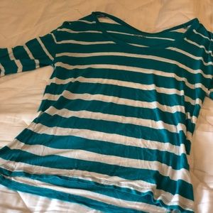 Three quarter scooped neck T-Shirt